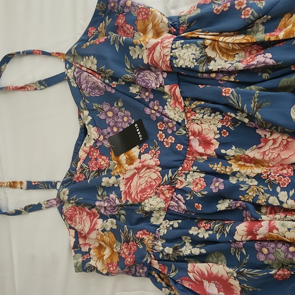 NWT Torrid Floral Sleeveless Dress